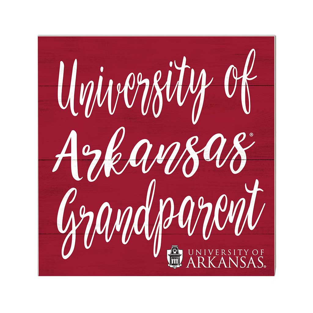 10x10 Team Grandparents Sign Arkansas Razorbacks