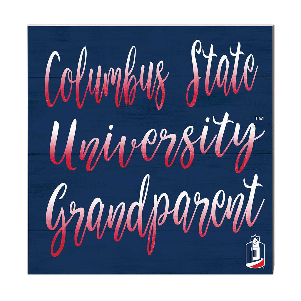 10x10 Team Grandparents Sign Columbus State University Cougars
