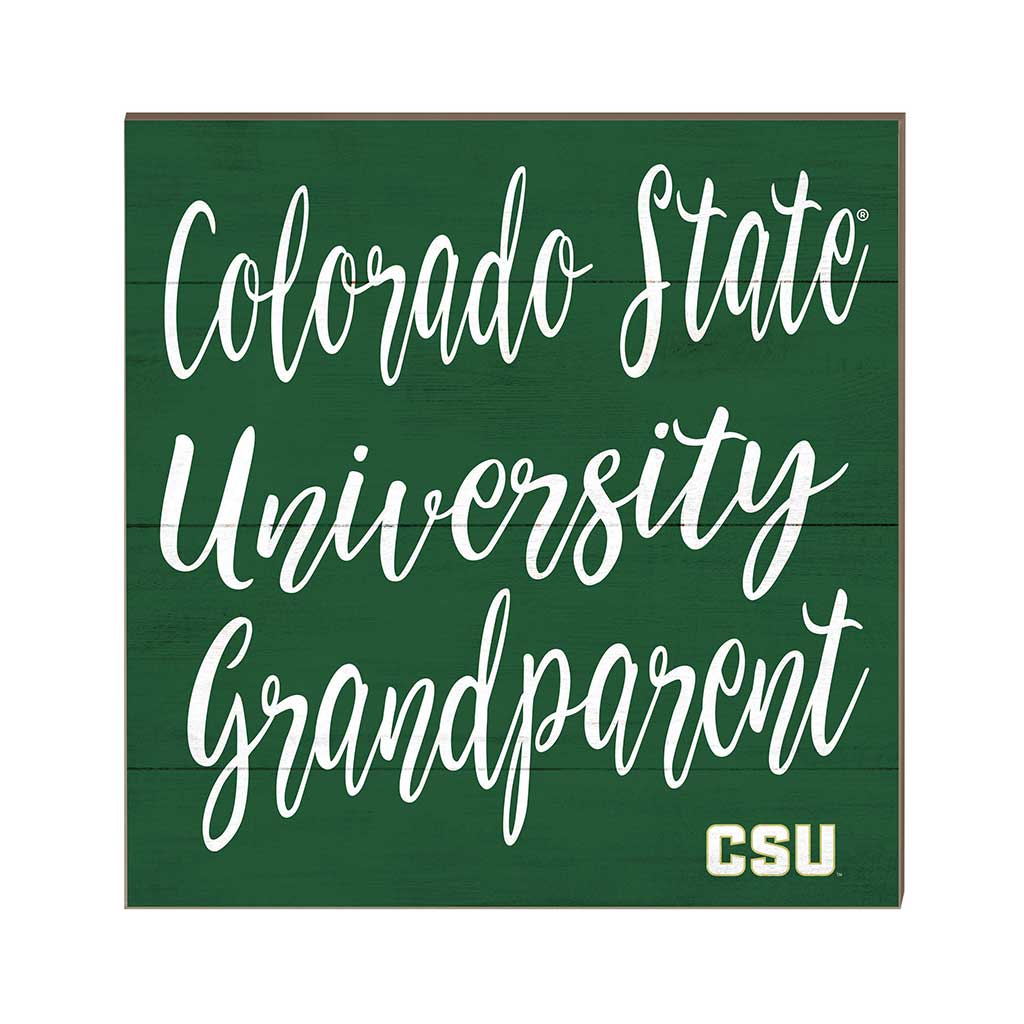 10x10 Team Grandparents Sign Colorado State-Ft. Collins Rams