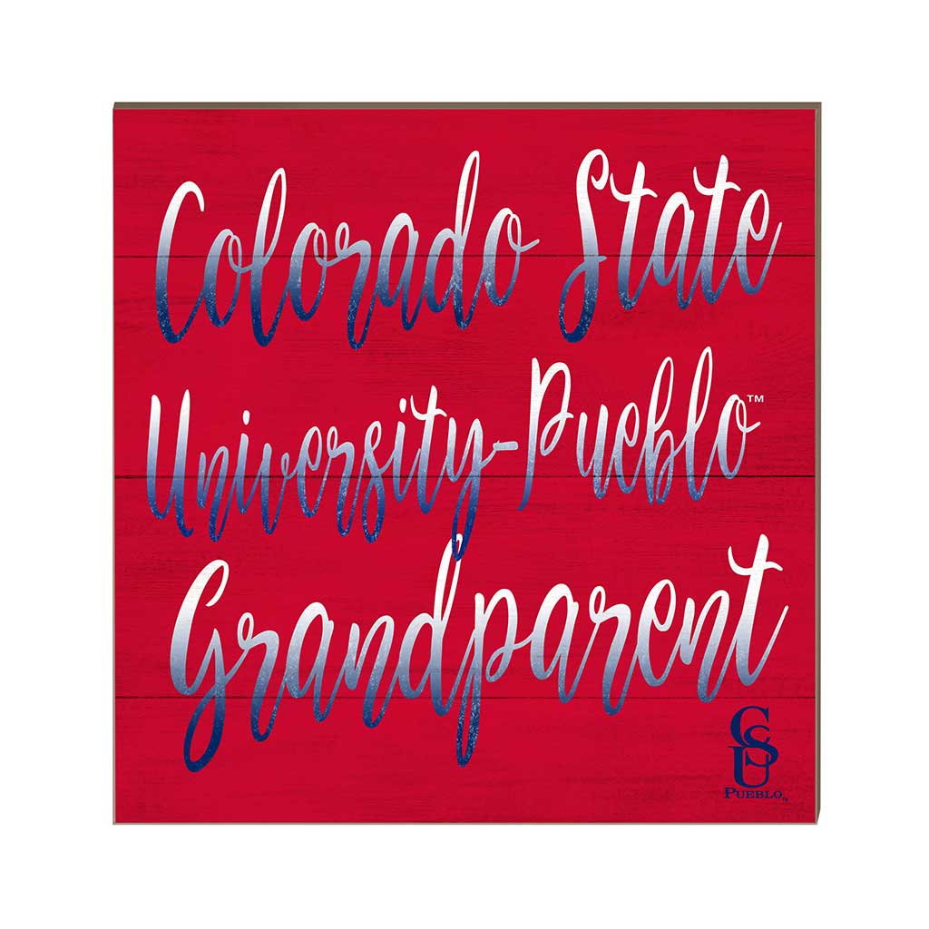 10x10 Team Grandparents Sign Colorado State-Pueblo Thunder Wolves