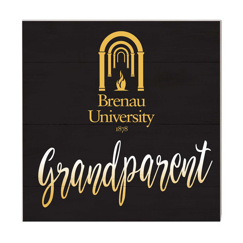 10x10 Team Grandparents Sign Brenau University Golden Tigers