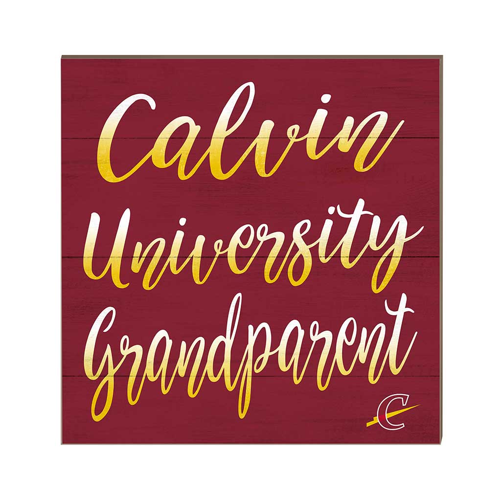 10x10 Team Grandparents Sign Calvin University Knights