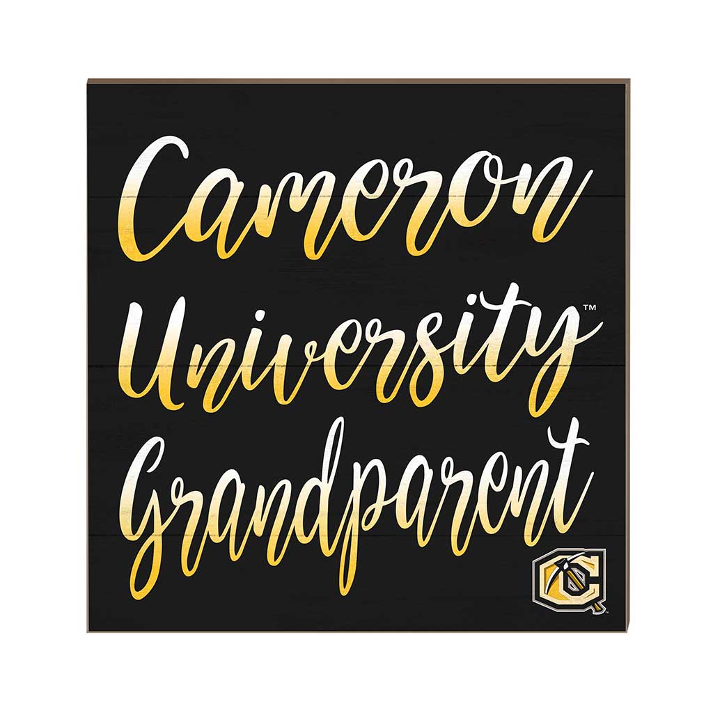 10x10 Team Grandparents Sign Cameron University Aggies