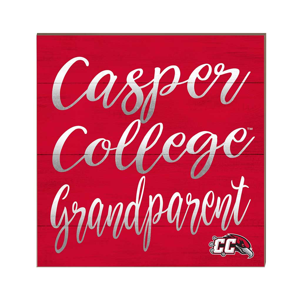 10x10 Team Grandparents Sign Casper College Thunderbirds