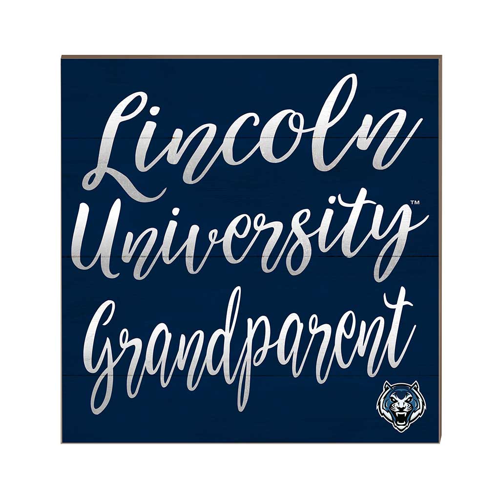 10x10 Team Grandparents Sign Lincoln University Blue Tigers