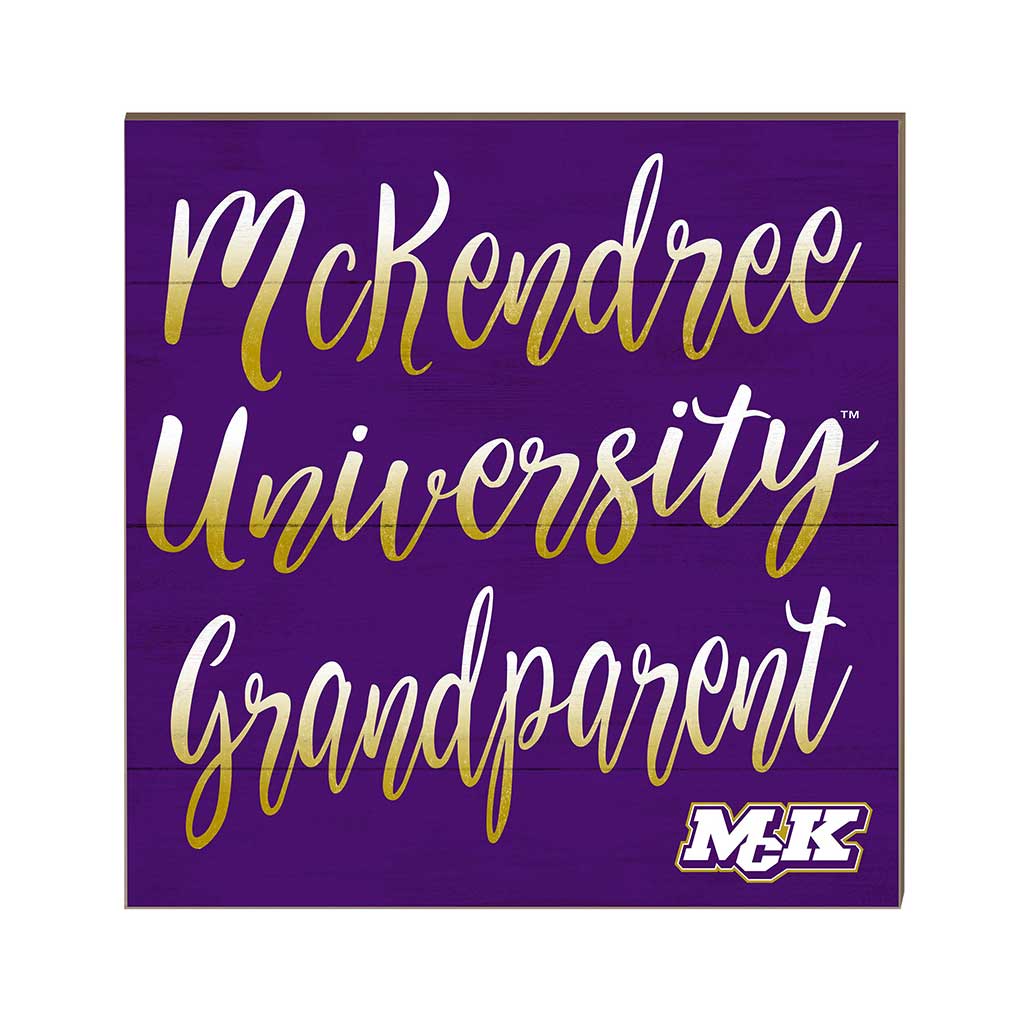 10x10 Team Grandparents Sign McKendree University Bearcats