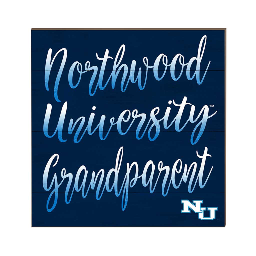 10x10 Team Grandparents Sign Northwood University Wolves