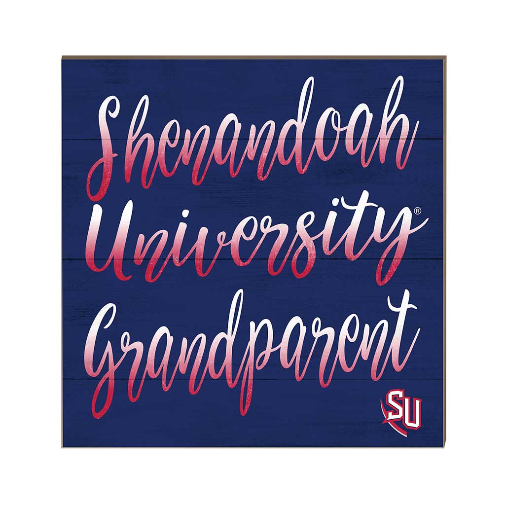10x10 Team Grandparents Sign Shenandoah University Hornets
