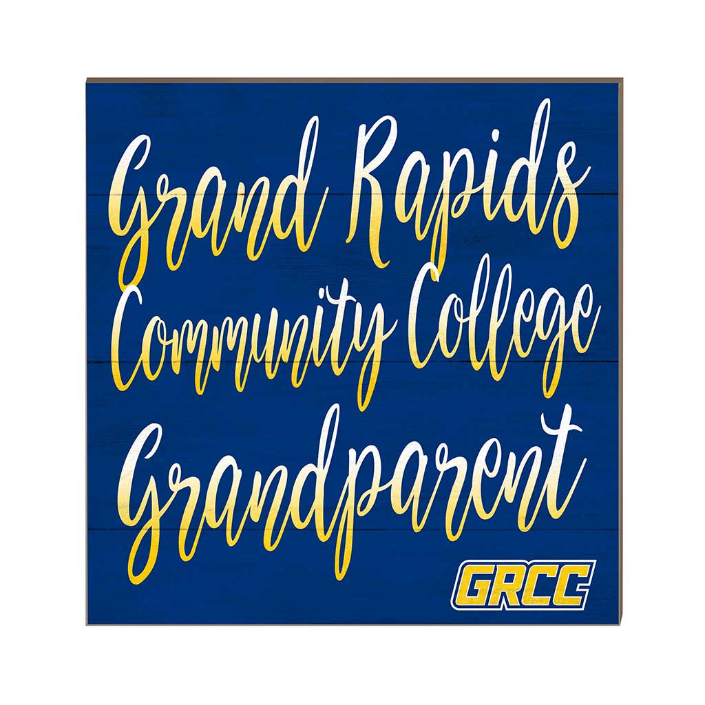 10x10 Team Grandparents Sign Grand Rapids Community College Raiders