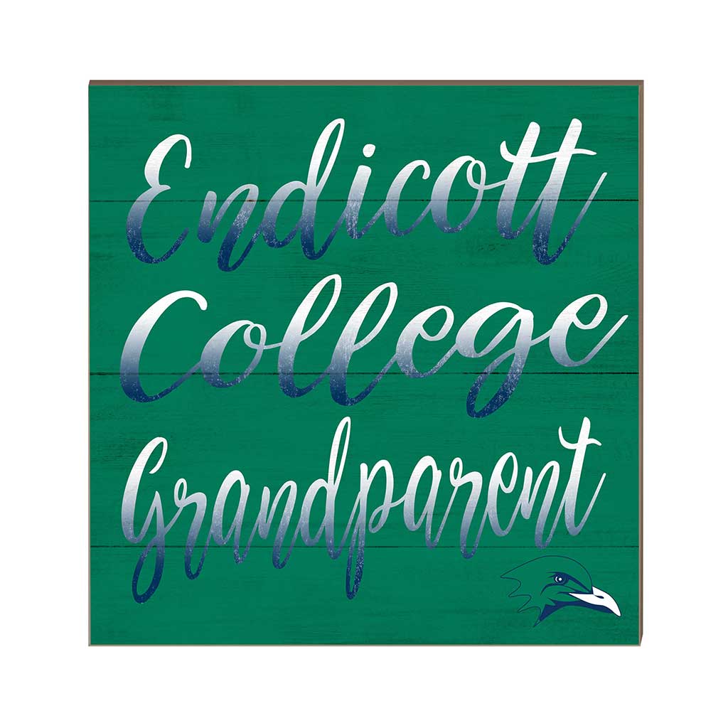 10x10 Team Grandparents Sign Endicott College Gulls