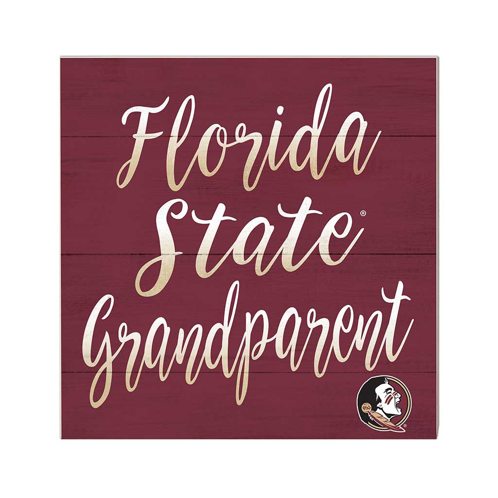 10x10 Team Grandparents Sign Florida State Seminoles