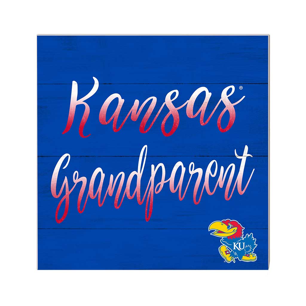 10x10 Team Grandparents Sign Kansas Jayhawks