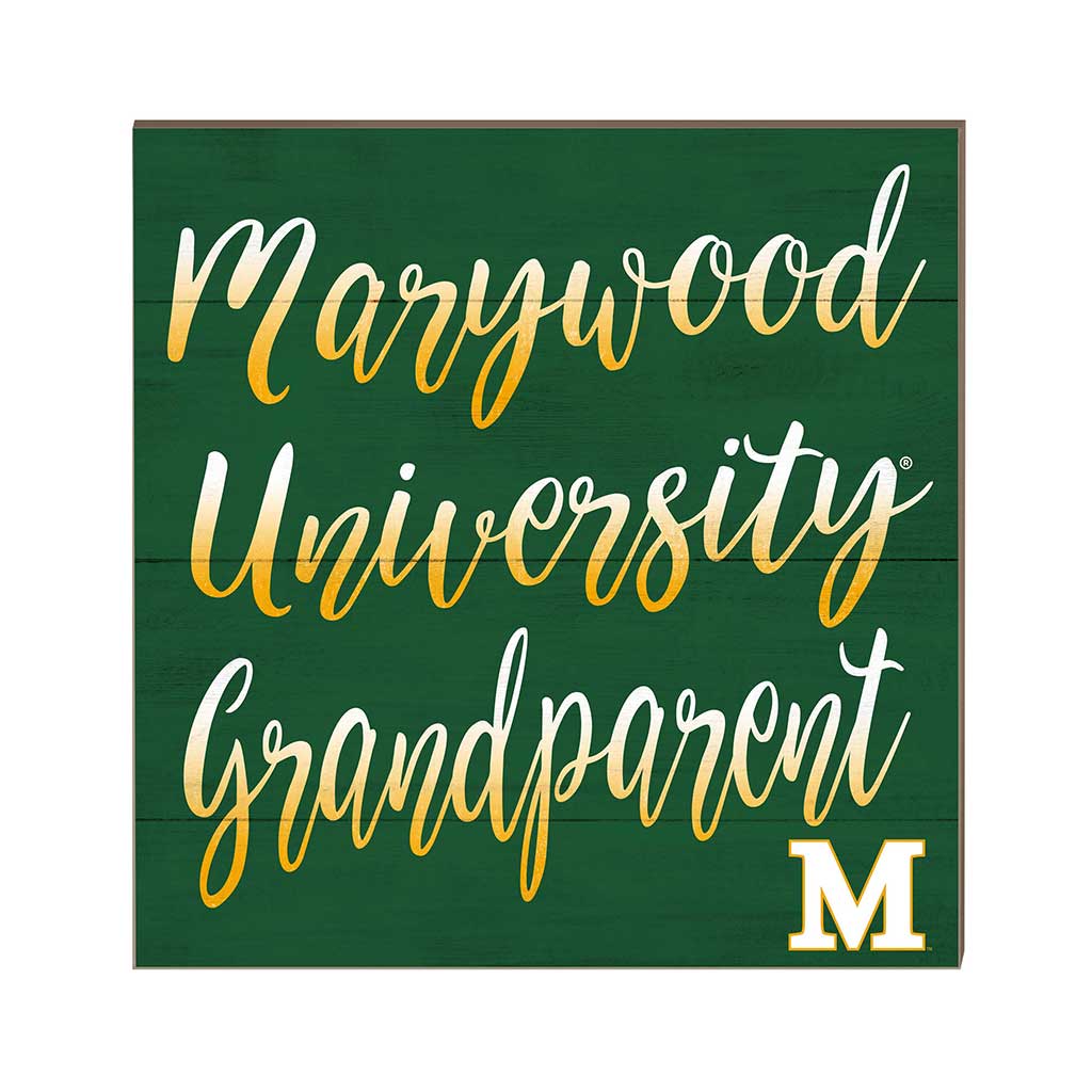 10x10 Team Grandparents Sign Marywood University Pacers