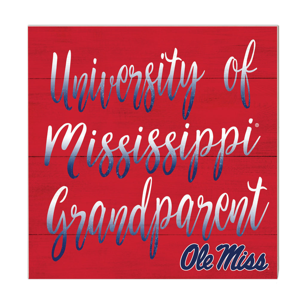 10x10 Team Grandparents Sign Mississippi Rebels