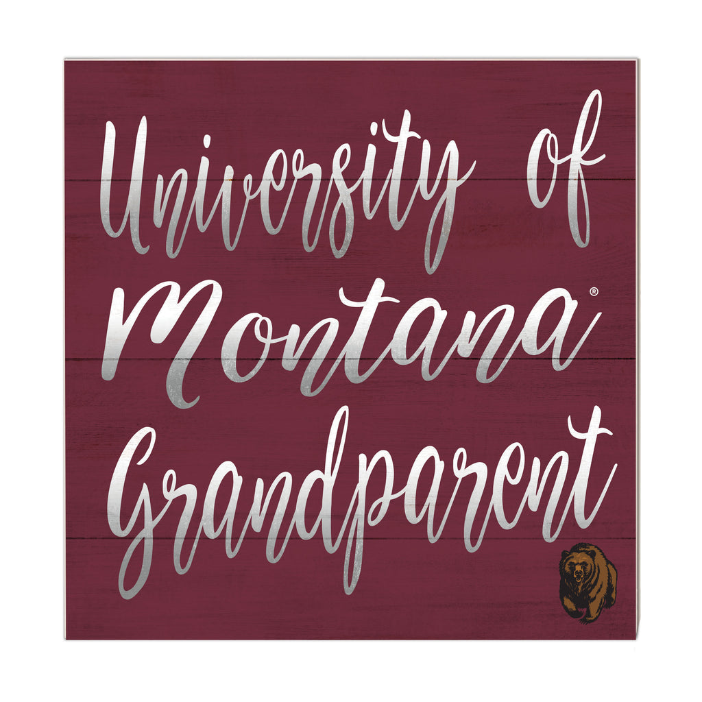 10x10 Team Grandparents Sign Montana Grizzlies