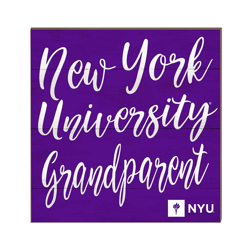 10x10 Team Grandparents Sign New York University Violets