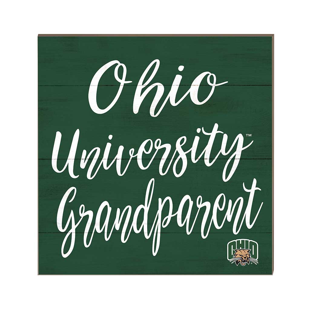 10x10 Team Grandparents Sign Ohio Univ Bobcats