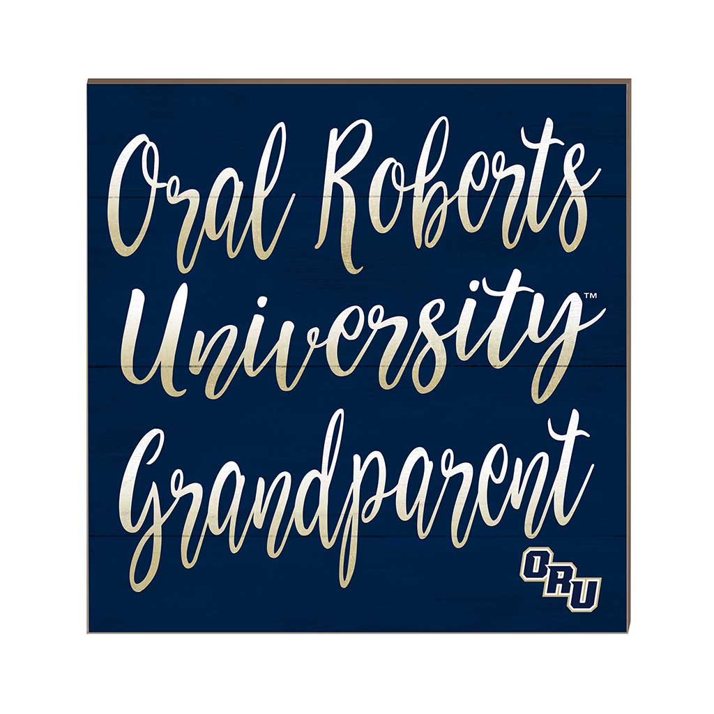 10x10 Team Grandparents Sign Oral Roberts Golden Eagles