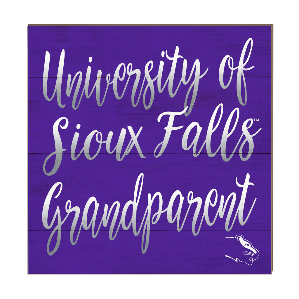 10x10 Team Grandparents Sign Sioux Falls Cougars
