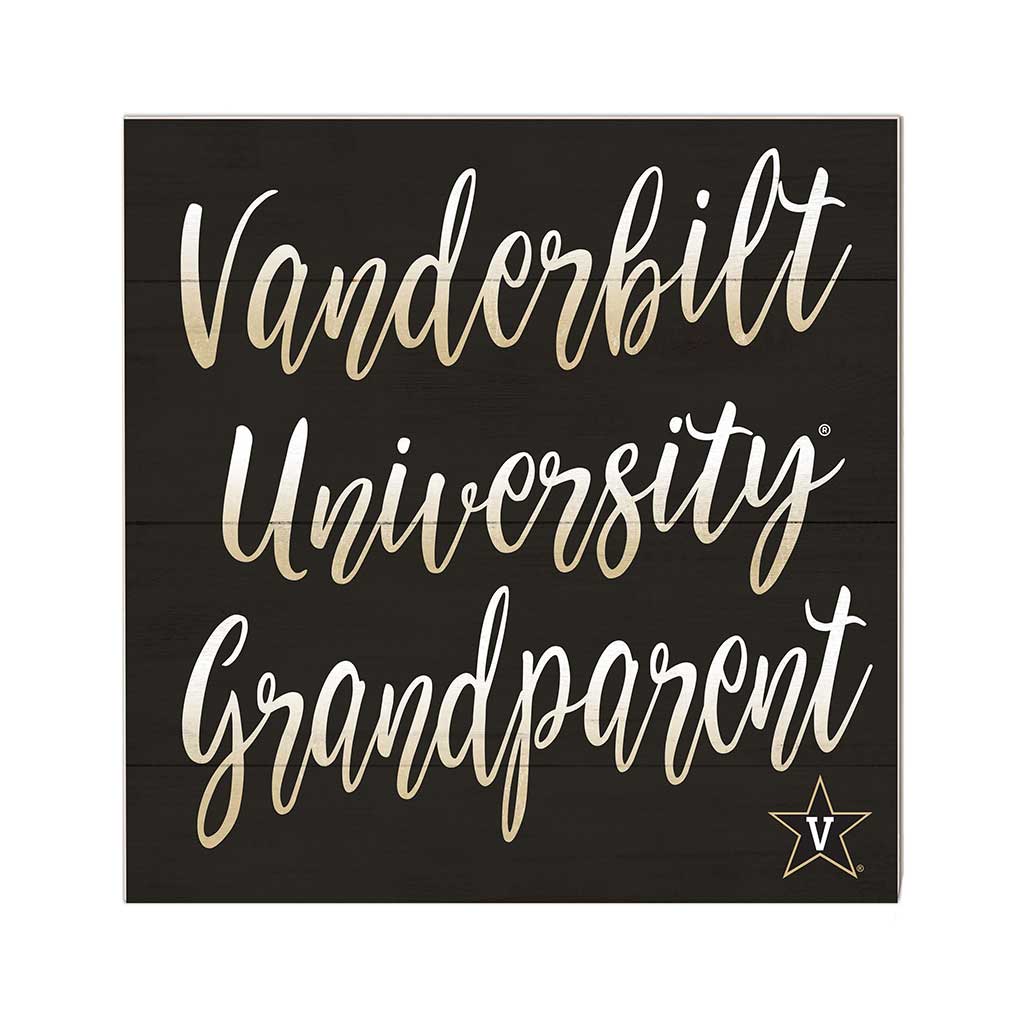 10x10 Team Grandparents Sign Vanderbilt Commodores