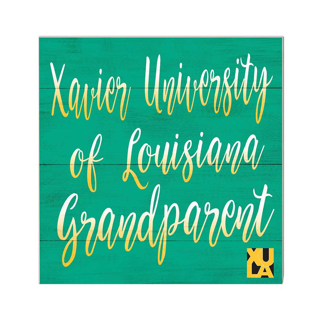 10x10 Team Grandparents Sign Xavier University of Louisiana Gold Rush