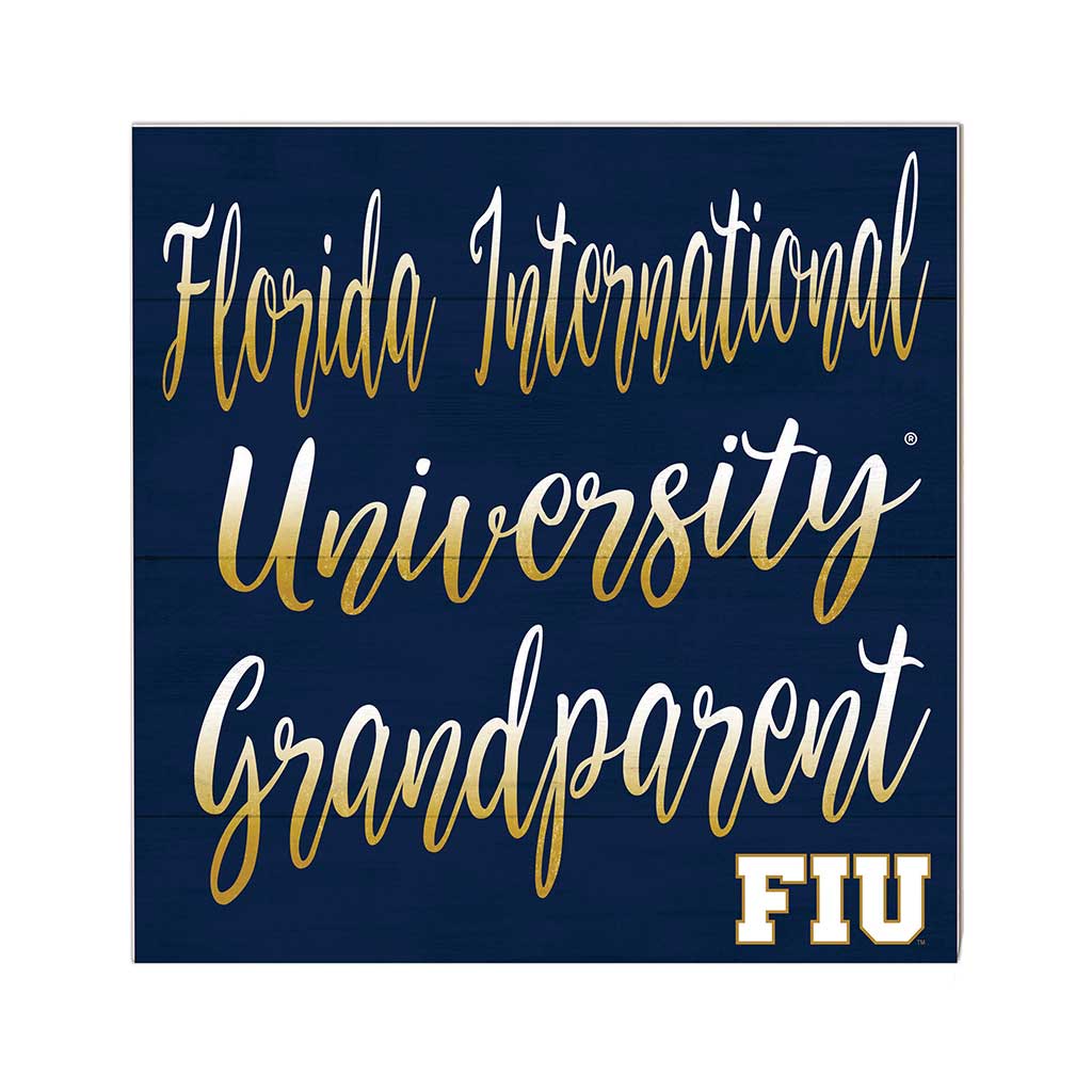 10x10 Team Grandparents Sign Florida International University Golden Panthers