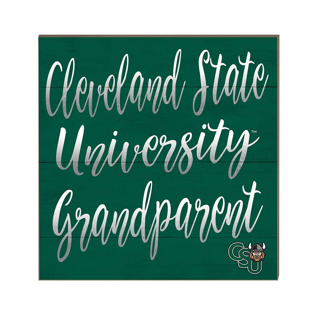 10x10 Team Grandparents Sign Cleveland State Vikings
