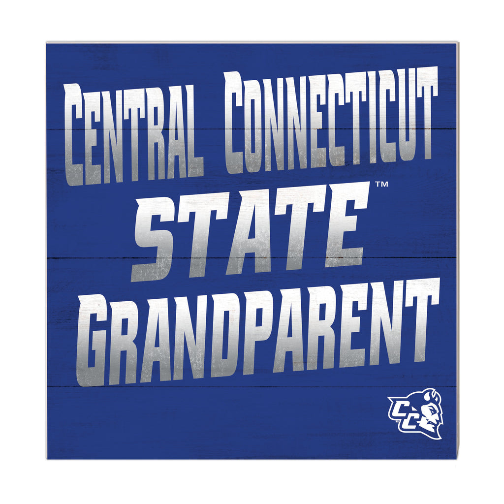 10x10 Team Grandparents Sign Central Connecticut State Blue Devils