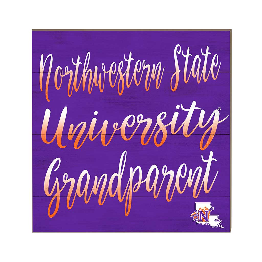 10x10 Team Grandparents Sign Northwestern State Demons