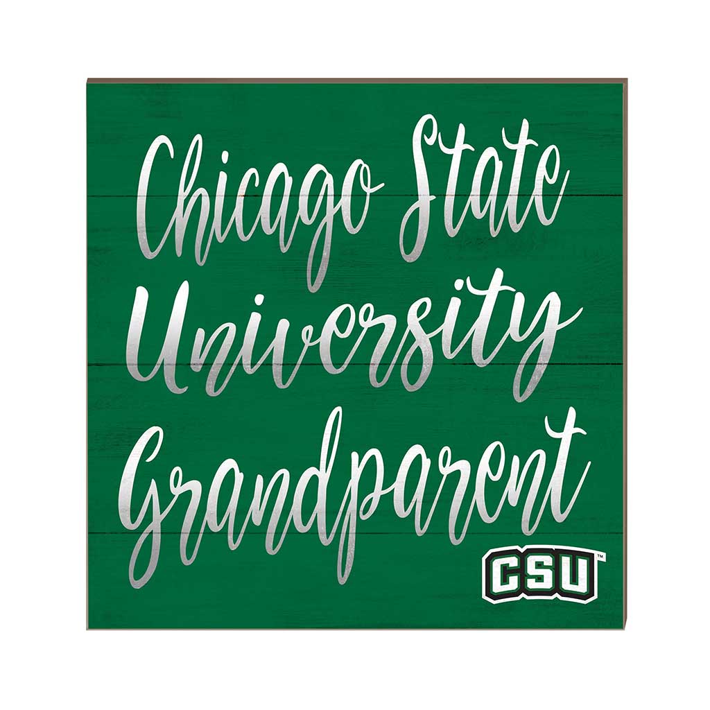 10x10 Team Grandparents Sign Chicago State Cougars