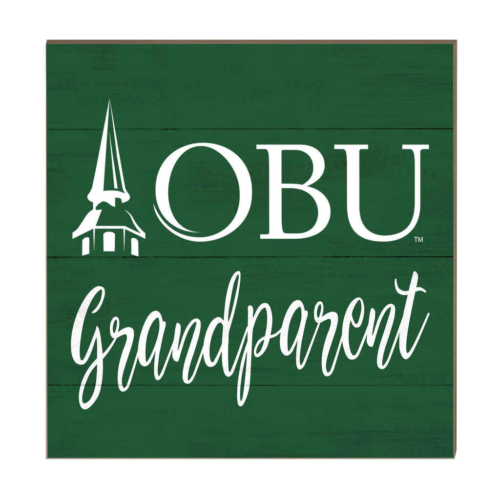 10x10 Team Grandparents Sign Oklahoma Baptist University Bison