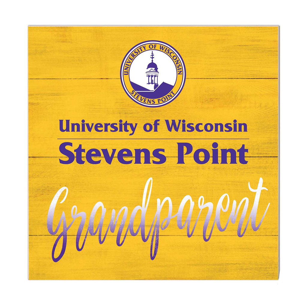 10x10 Team Grandparents Sign University of Wisconsin Steven's Point Pointers