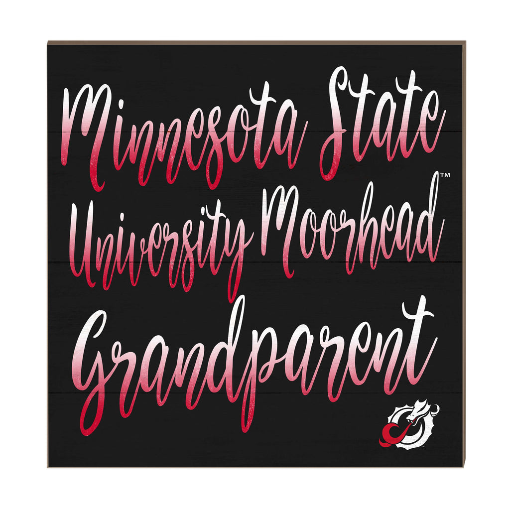 10x10 Team Grandparents Sign Minnesota State - Moorhead DRAGONS