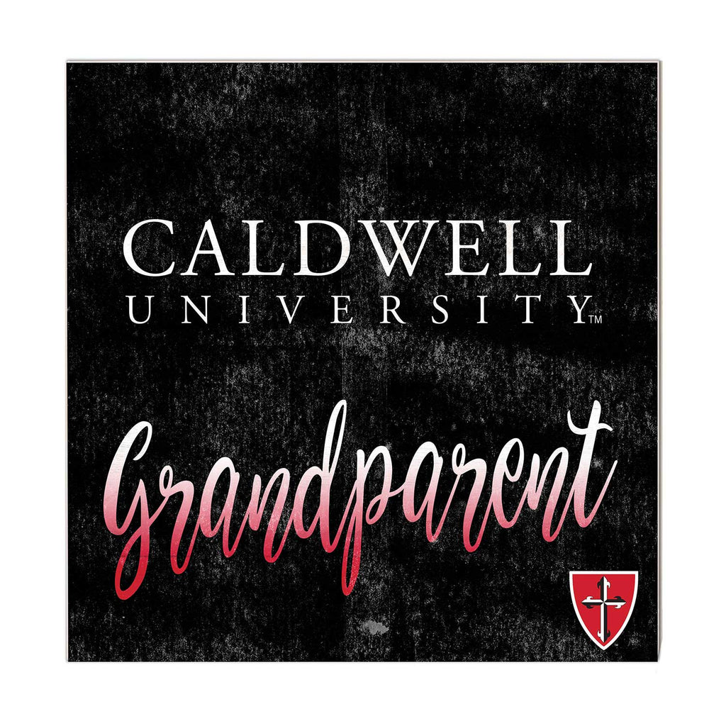 10x10 Team Grandparents Sign Caldwell University COUGARS