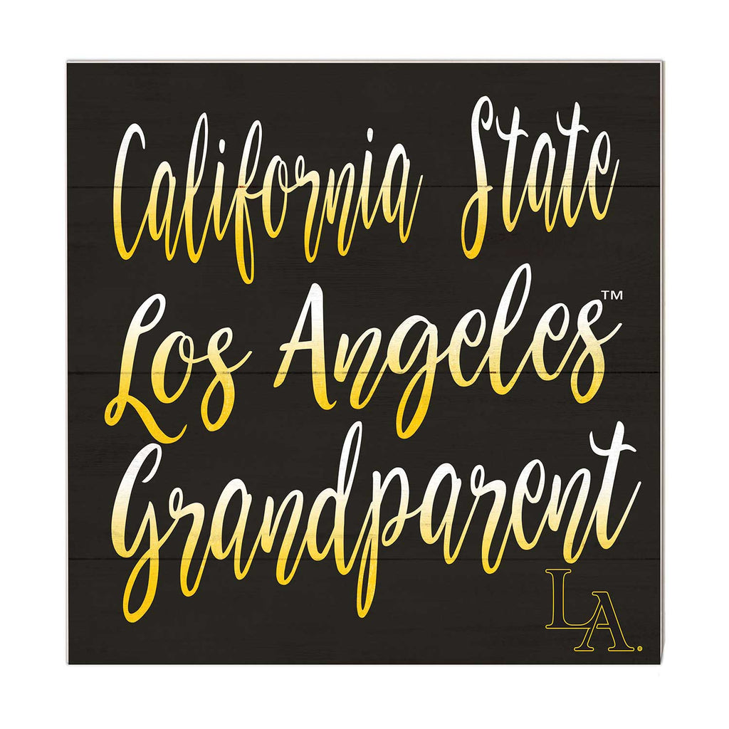 10x10 Team Grandparents Sign California State - Los Angeles GOLDEN EAGLES