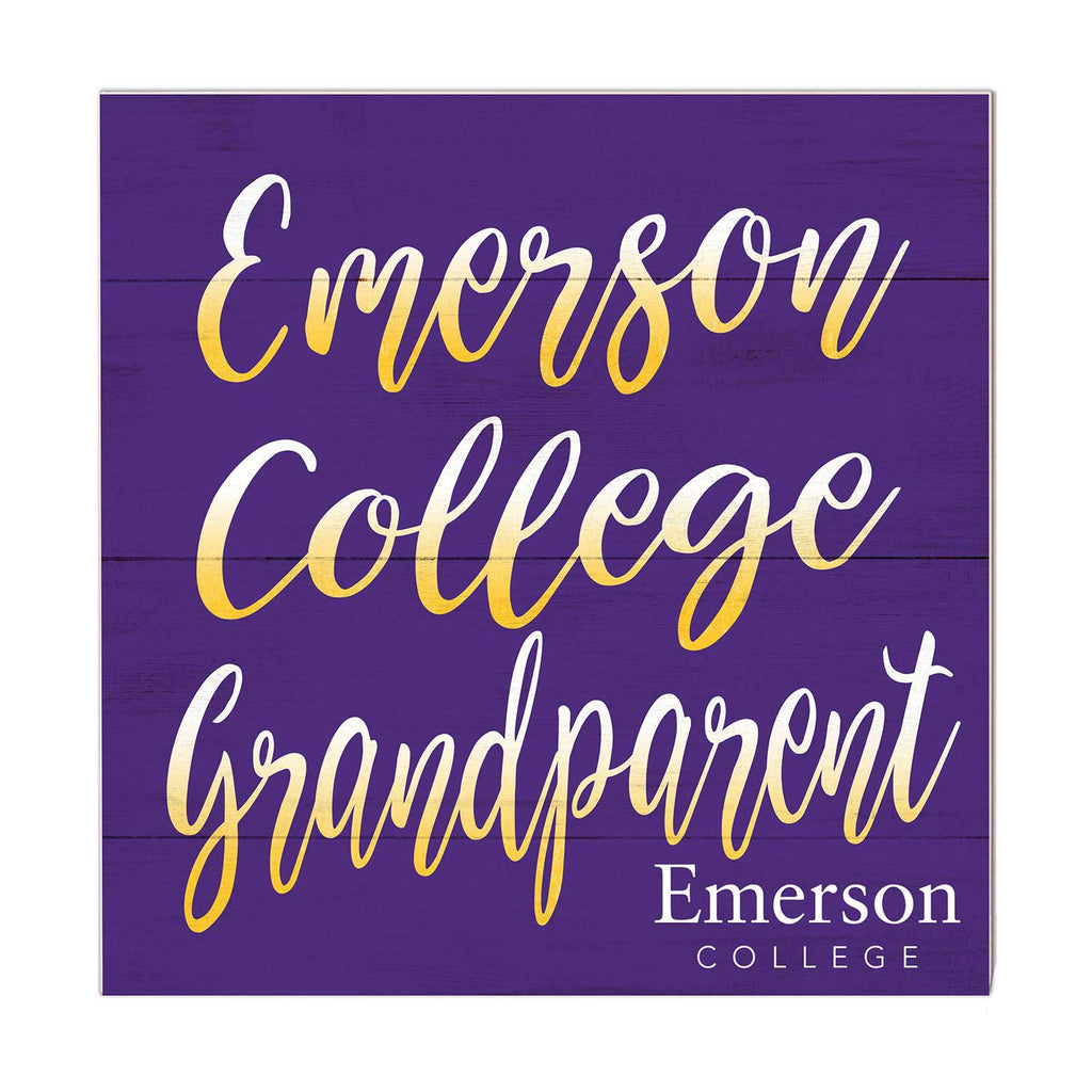 10x10 Team Grandparents Sign Emerson College Lions
