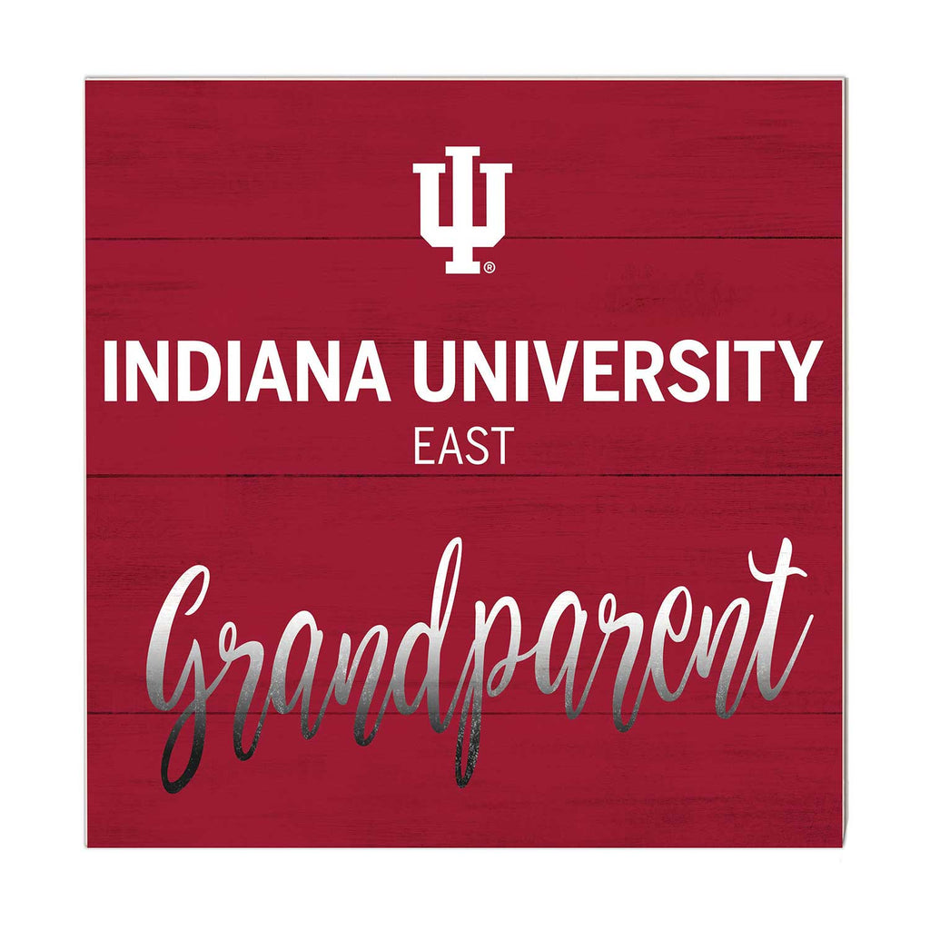 10x10 Team Grandparents Sign Indiana University East Red Wolves