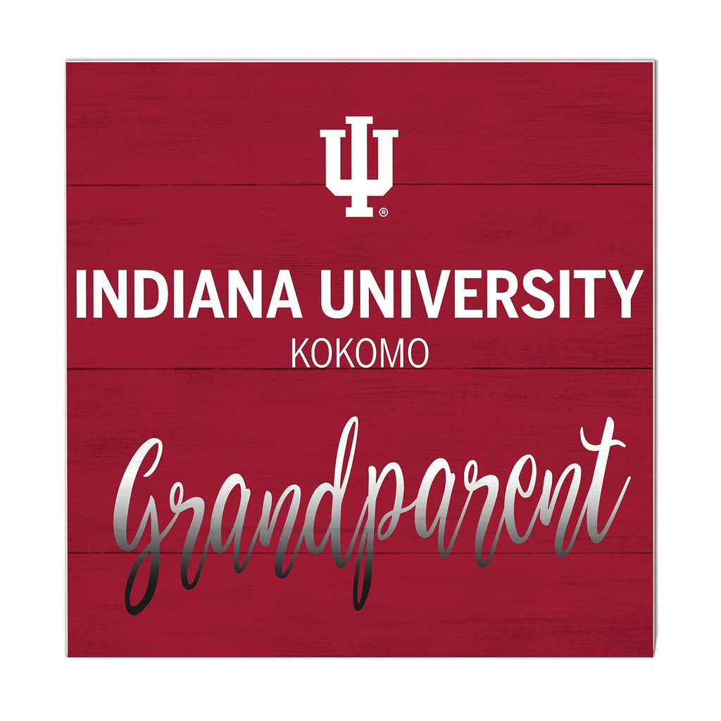 10x10 Team Grandparents Sign Indiana University Kokomo Cougars