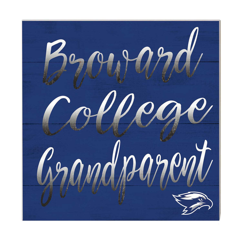 10x10 Team Grandparents Sign Broward College Seahawks