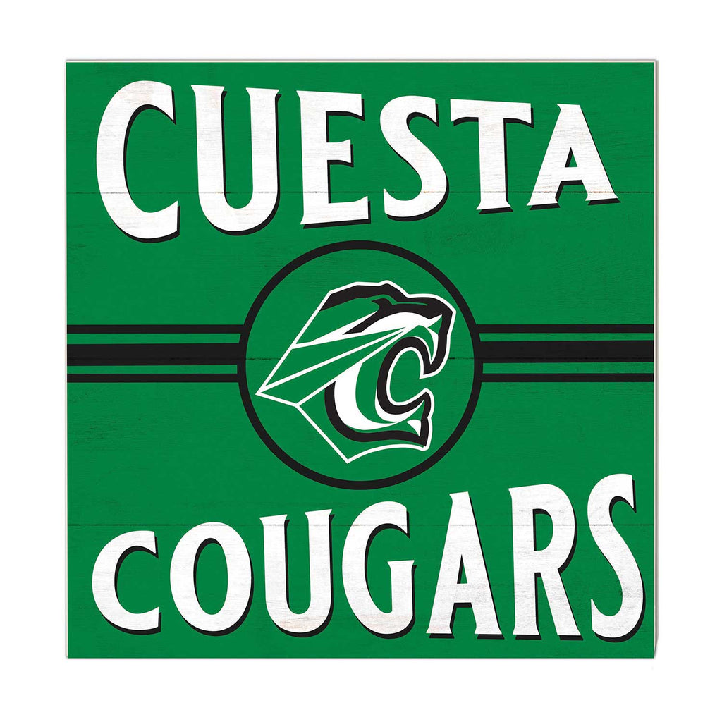 10x10 Retro Team Sign Cuesta College Cougars