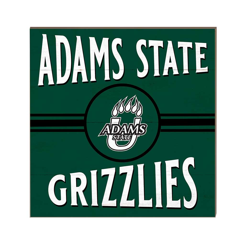10x10 Retro Team Sign Adams State Grizzlies Grizzlies