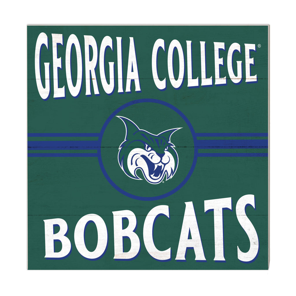 10x10 Retro Team Sign Georgia College Bobcats