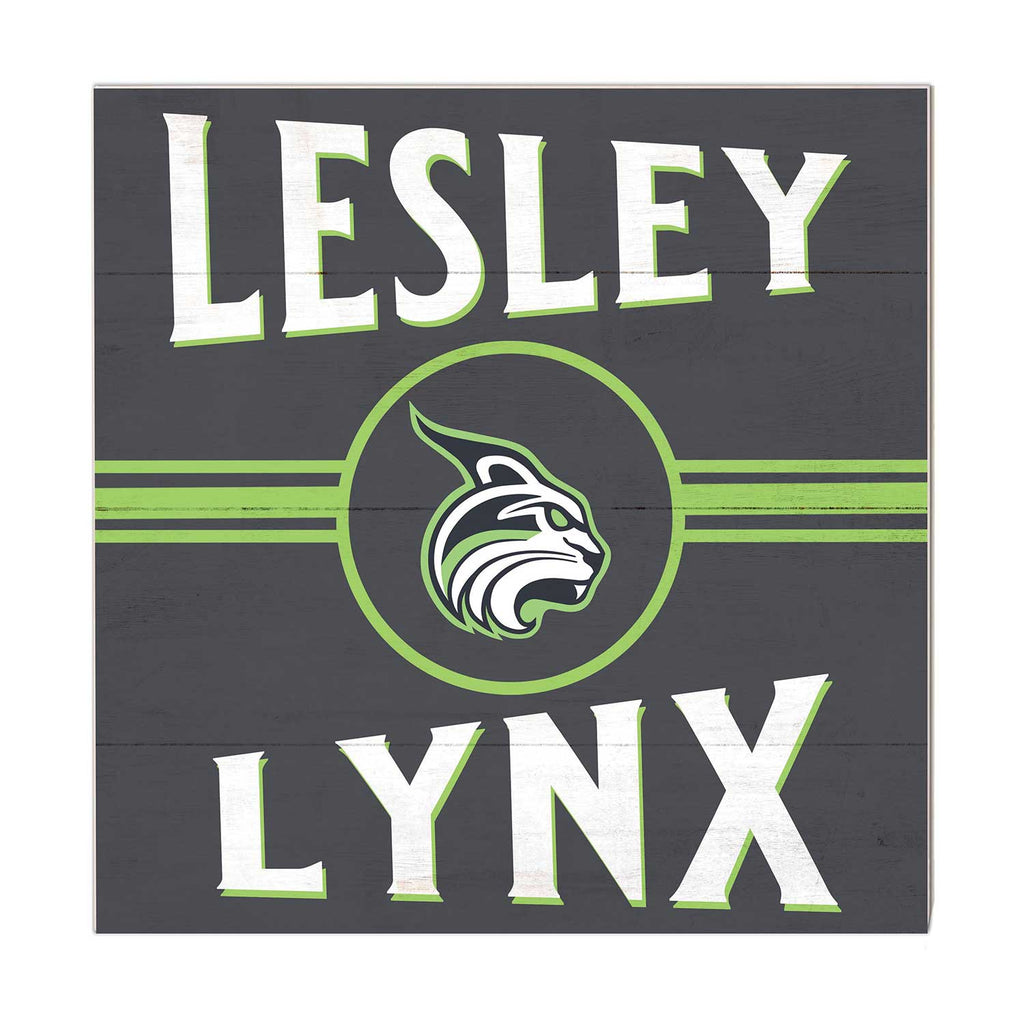 10x10 Retro Team Sign Lesley University Lynx