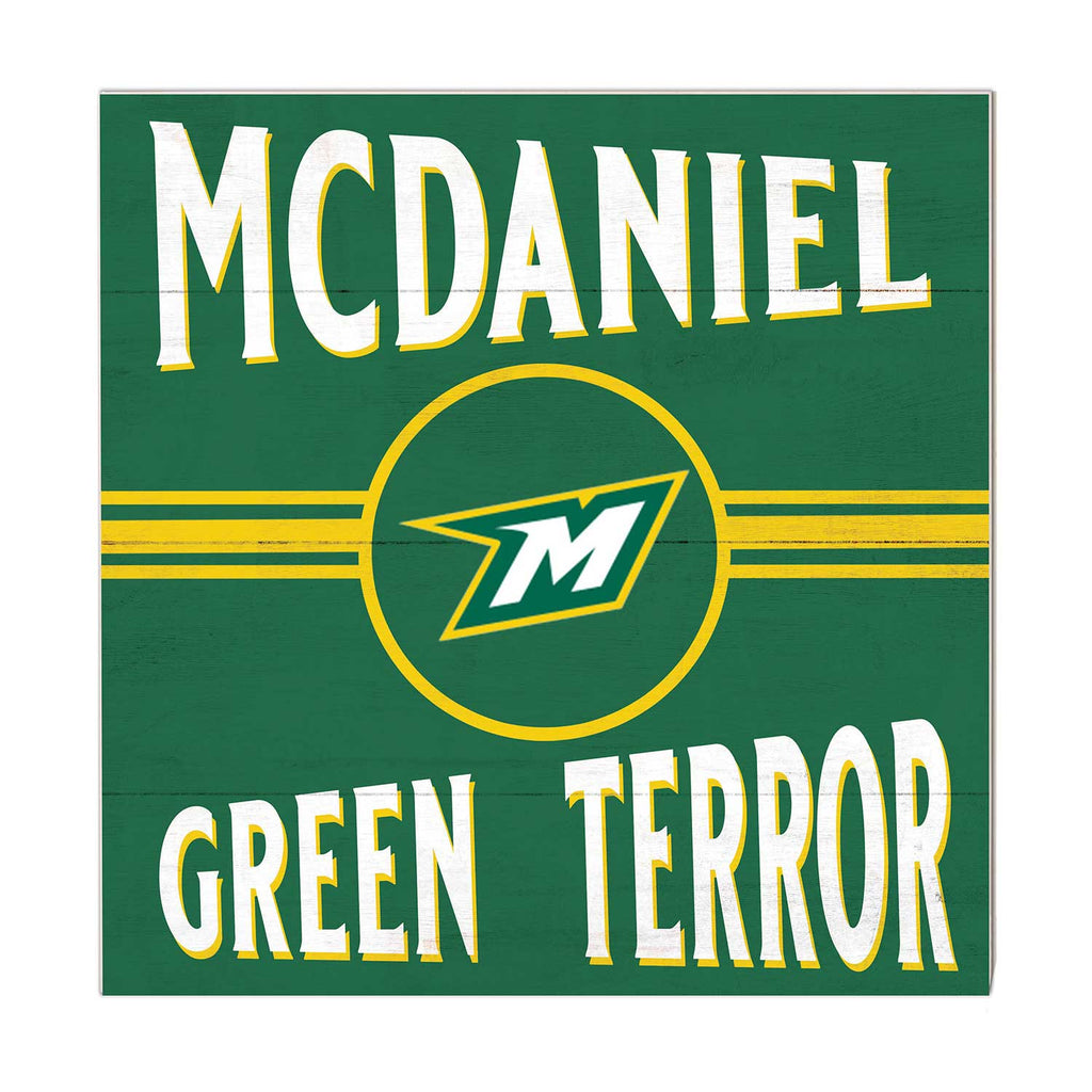 10x10 Retro Team Sign McDaniel College Green Terror