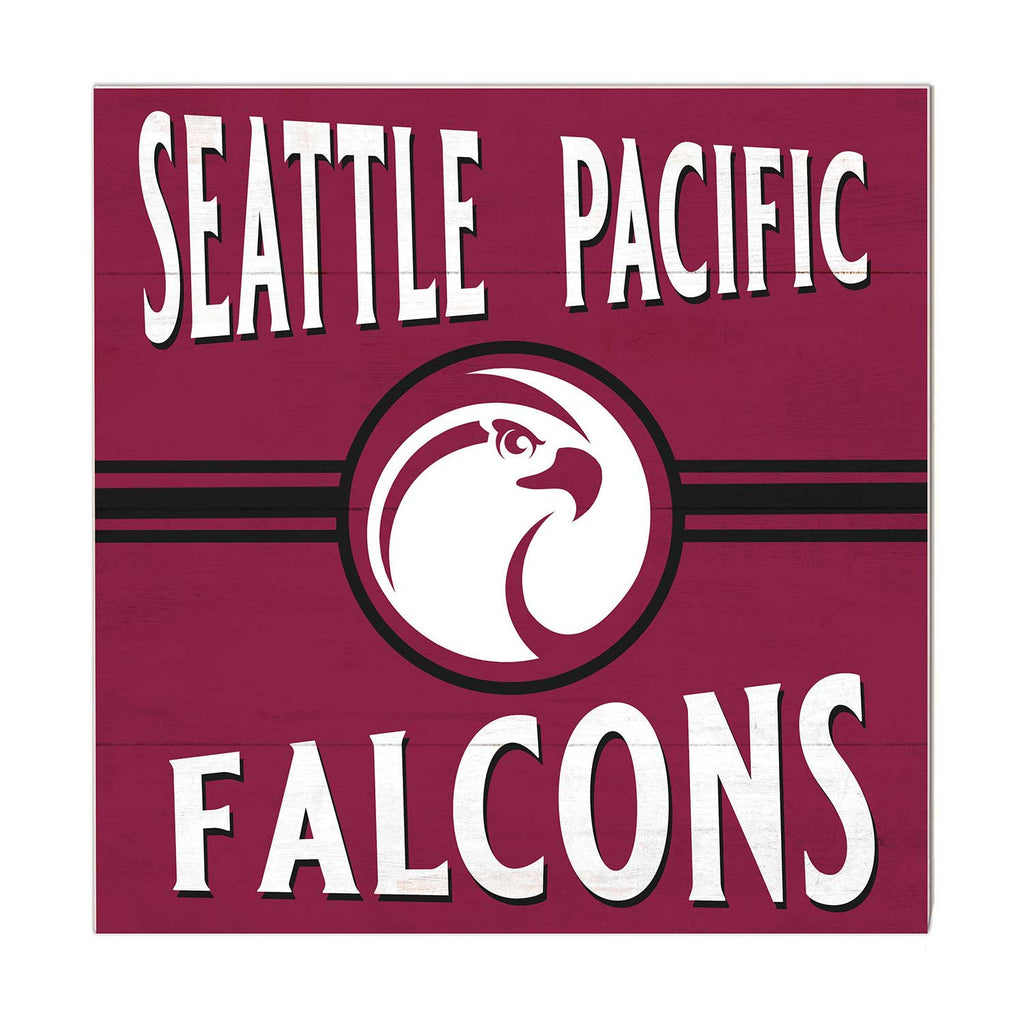 10x10 Retro Team Sign Seattle Pacific University Falcons