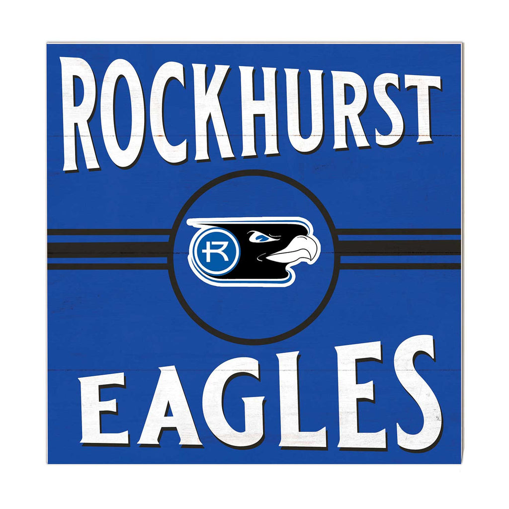 10x10 Retro Team Sign Rockhurst University Hawks