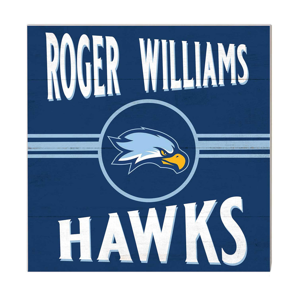 10x10 Retro Team Sign Roger Williams University Hawks