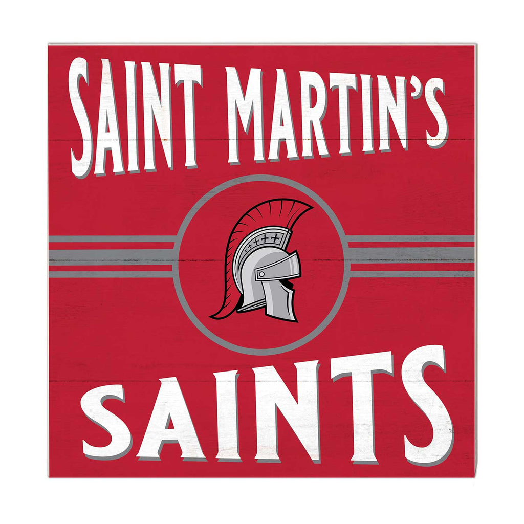 10x10 Retro Team Sign Saint Martin's University Saints