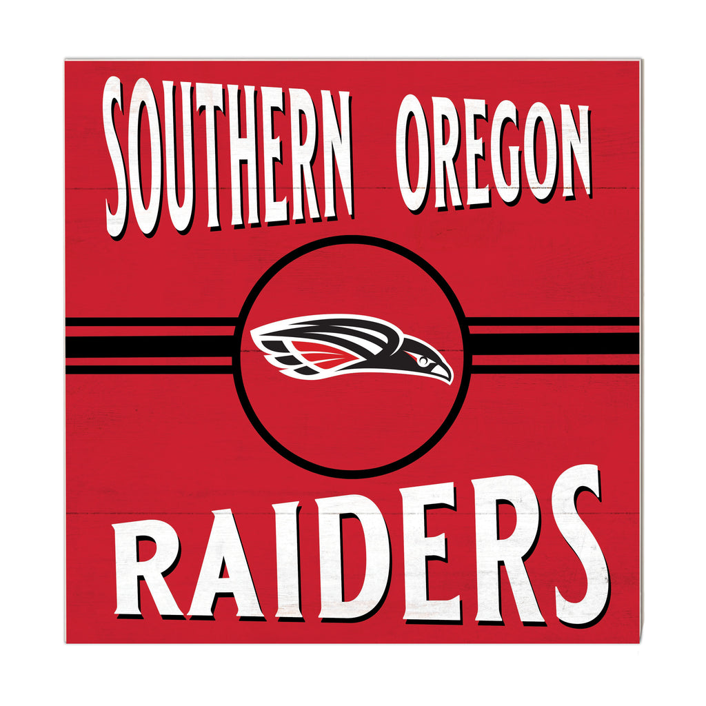 10x10 Retro Team Sign Southern Oregon University Raiders