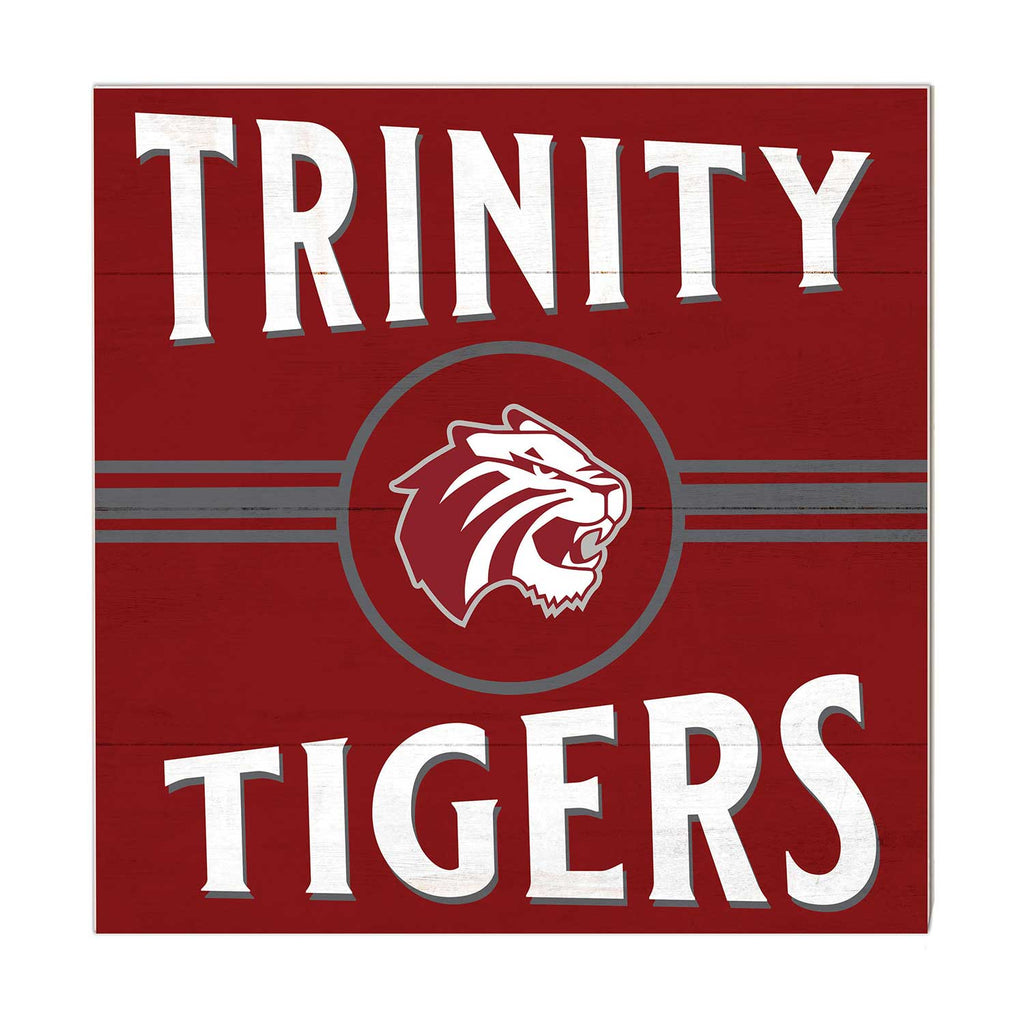 10x10 Retro Team Sign Trinity University Tigers